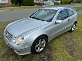 Mercedes C CLASS, 2007 (07) Silver Coupe, Automatic Petrol, 110,227 miles