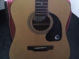 1990 Epiphone steel string acoustic (jumbo) PR/100ANS £120