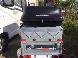 ERDE 122 Trailer With Top Box and Cycle Rack