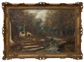 Collection of Francis E Jamieson (1895-1950) Framed Oil Paintings in quality wooden gilt frames.