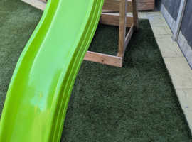 Kids 6ft slide with rock climbing steps