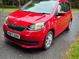Skoda Citigo, 2017 (17) red hatchback, Manual Petrol, 40725 miles