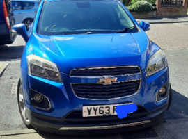 Chevrolet Trax, 2013 (63) Blue Hatchback, Manual Petrol, 67,400 miles