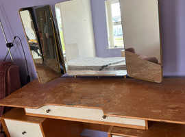 Vanity and triple wardrobe g plan