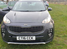 Kia Sportage, 2016 (16) Silver Estate, Manual Diesel, 109,252 miles