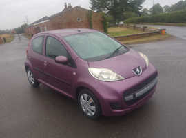 Peugeot 107, 2012 (12) Purple Hatchback, 5 door