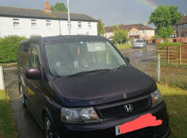 Honda Stepwagon, 2004 (04) purple estate, Automatic Petrol, 137557 miles