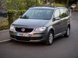 Volkswagen Touran, 2008 (08) Grey MPV, Manual Petrol, 133,349 miles