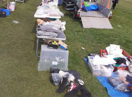 Massive lot of new and used items, car boot