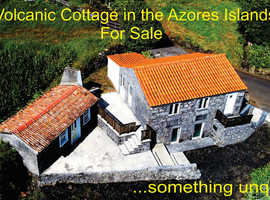 Volcanic Cottage in the Azores for sale.