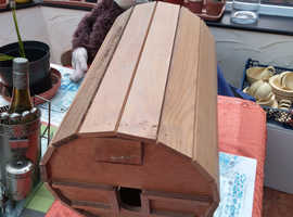wooden wine holder