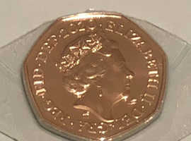 2 x 2020 50p royal shied coins
