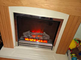 Electric fire place.
