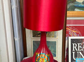 Manchester United football fan lamp with shade