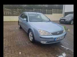 Ford Mondeo, 2004 (54) Blue Hatchback, Manual Diesel, 72,627 miles
