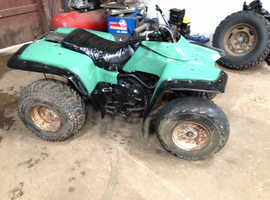 KAWASAKI KLF BAYOU  BREAKING 300CC QUAD  CLASSIC OLD QUAD RUNS  2WD
