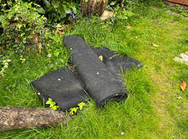 rubber mat - about 10 SQM for laying in the garden shed or garage