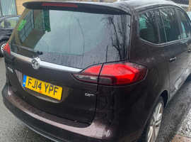 Vauxhall ZAFIRA TOURER, 2014 (14) brown mpv, Manual Diesel, 97000 miles