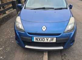 Renault Clio, 2010 (10) blue hatchback, Manual Diesel, 107000 miles