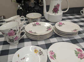 20 pieces, afternoon tea set. Inc Myott tea pot &sugar bowl
