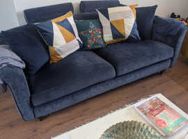 2 x 4 seater settees like new