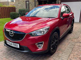 Mazda CX-5, 2014 (64) red estate, Manual Diesel, 88,000 miles