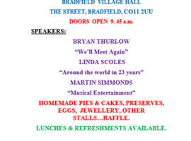 TENDRING ACTIVITY DAY BRADFIELD VILLAGE HALL, THE STREET, BRADFIELD, CO11 2UU TUESDAY 4 FEBRUARY