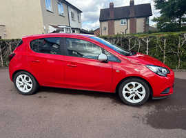 Vauxhall Corsa, 2015 (15) Red Hatchback, Manual Petrol, 91,000 miles