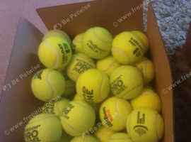 28 used Tennis Balls perfect for dog exercise