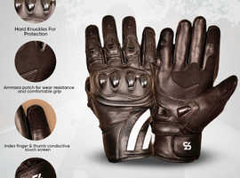 Leather  moterbike gloves