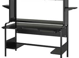 IKEA FREDDE BLACK DESK