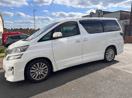 Toyota VELLFIRE ANH20 AUTO, 2013 (62) White MPV, Automatic Petrol, 72,891 miles