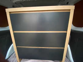 Chest of drawers and side table
