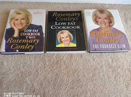 Rosemary Conley Low Fat Cookbooks x 3