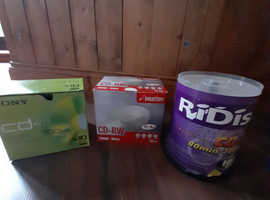 CD-RW and CD-R Discs 700MB 80min