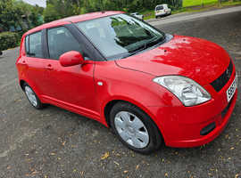 Suzuki Swift, 2008 (57) Red Hatchback, Manual Petrol, 55,700 miles