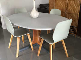 ERCOL oval dining table