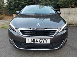 Peugeot 308, 2014 (14) Grey Hatchback, Manual Diesel, 87,000 miles