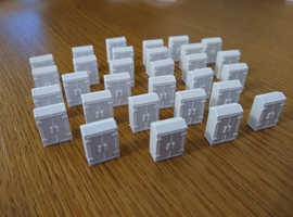 OO / HO Gauge Trackside electricity box 1:76 Scale for Model Railway pack of 30