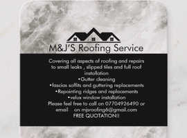 Any general roofing installation
