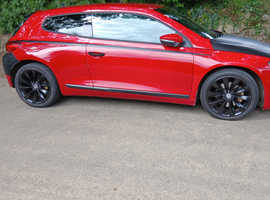 Volkswagen Scirocco, 2013 (13) red coupe, Semi auto Diesel, 10600 miles