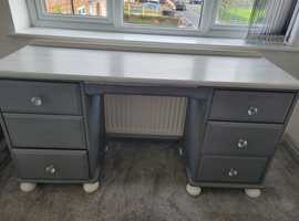 Solid wood desk