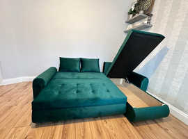 Berlin Sofabed & Ottoman "Corner sofa" and "sofa bed" with Cash on delivery ~