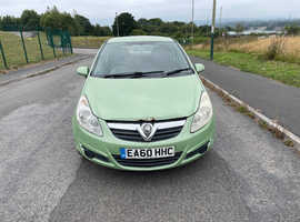 Vauxhall Corsa exclusive 1.4cc 99bhp 5 speed 3 door h/back 60/2010