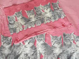 Cats single duvet cover/pillowcase - Collection only from Chatham