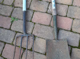 Gardeners Fork & Shovel