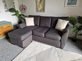 Wayfair Grey Left&Right Sided Chaise Sofa  Delivery Available
