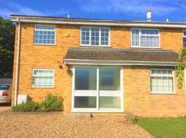 Three Bed-semi Detached, garage park 5 car Dr.wy, short dr to M1 Jun 11a, to London,