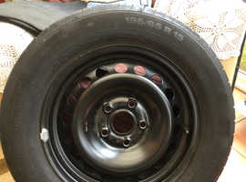 Vw Touran spare wheel and tyre