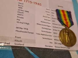 Ww1 victory medal with history
